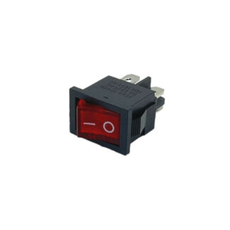 Vypínač 6A s doutnavkou otvor 13.1 x 19 mm